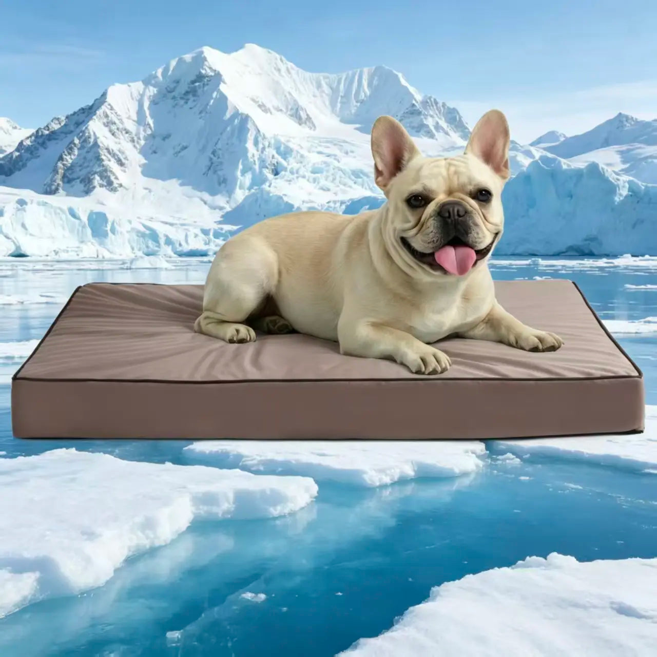 [Father'S Day Gift Ideas] Blunique Pets Cooling Dog Sofa & Mat Q-MAX 0.4 Gel-Free Electricity-Free Non-Slip Waterproof Egg-Crate Foam Support Bed Outdoor Use for Dogs Cats Tiktokshopspringglowup Summervibes