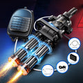 Gatling Electric Water Adults & Kids, Dual-Barrel, up to 49Ftmost Powerful Automatic Long-Range Squirt with LED Water-Sensor, Largewater Tank & Battery, Outdoor Toy, Summer Beach Toys Parties Play Pool for Yard Easter Gift Neat Gun Ball Shooting Game