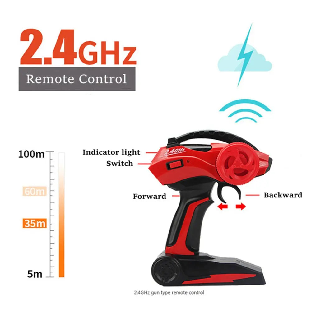 37Cm High-Speed RC Off-Road Car, USB Charging, 4WD 2.4G Remote Control Trucks Cars, Rechargeable Battery, Perfect Gift for Holidays