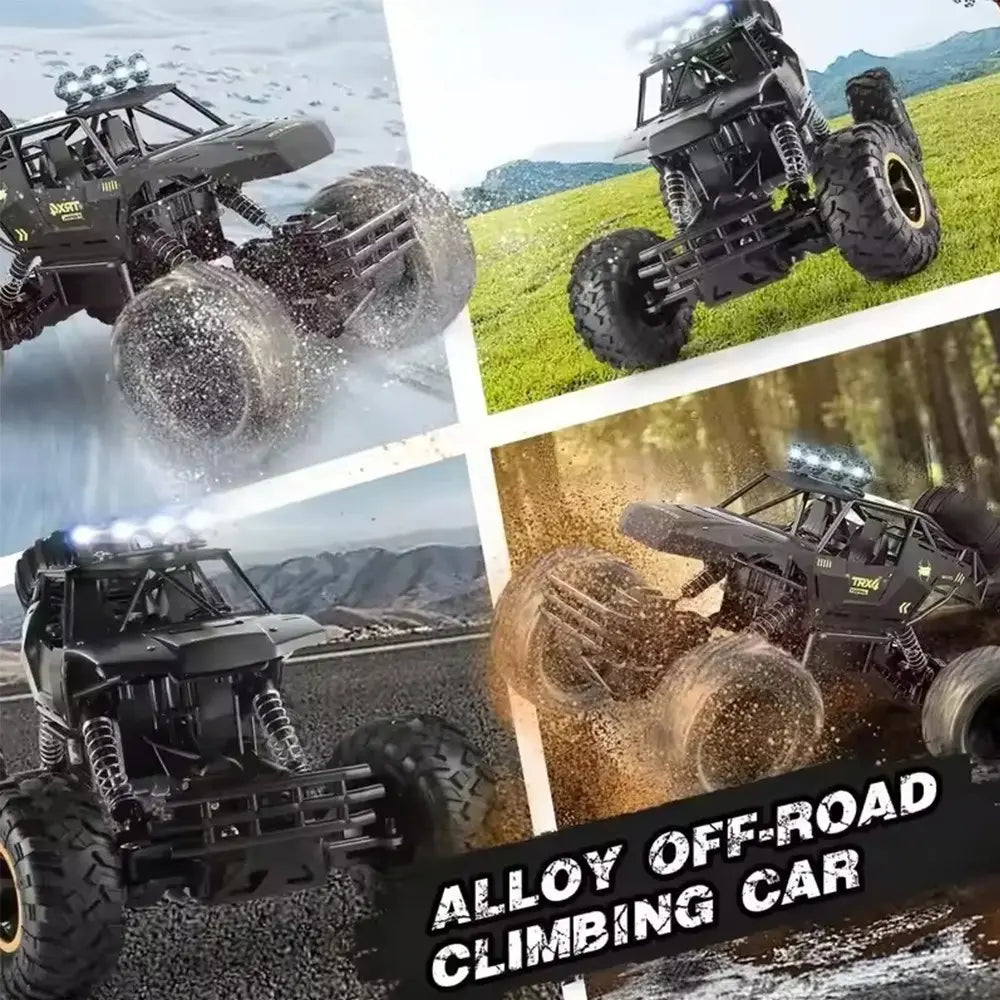 37Cm High-Speed RC Off-Road Car, USB Charging, 4WD 2.4G Remote Control Trucks Cars, Rechargeable Battery, Perfect Gift for Holidays