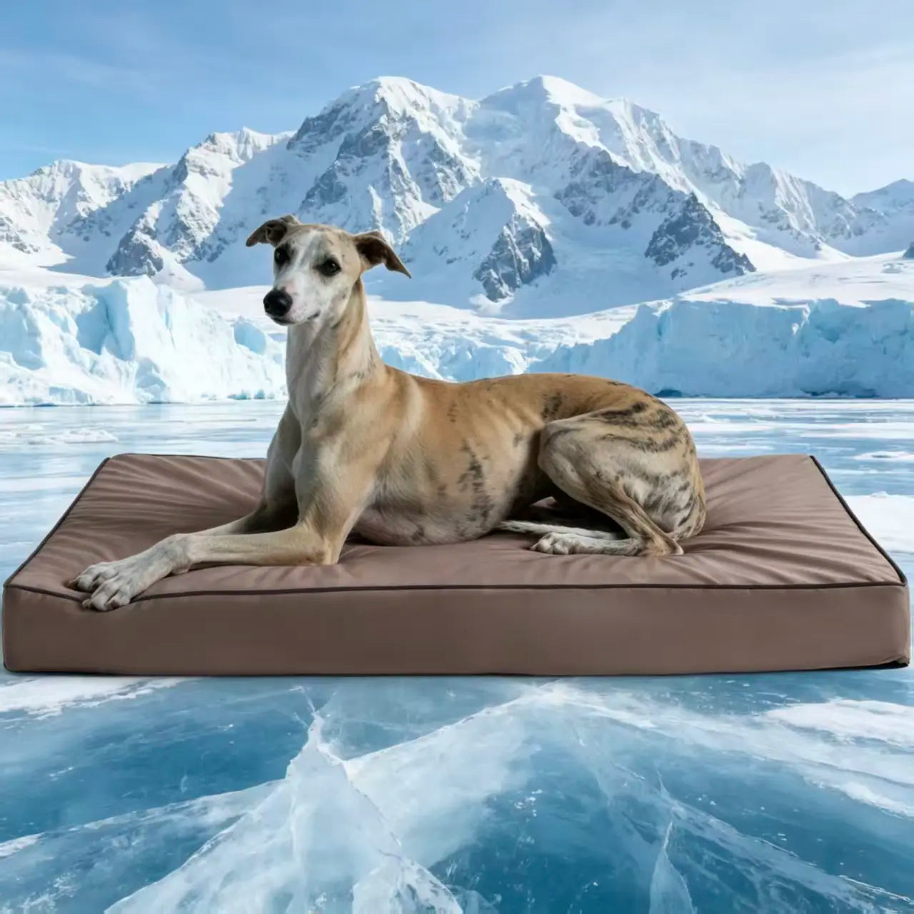 [Father'S Day Gift Ideas] Blunique Pets Cooling Dog Sofa & Mat Q-MAX 0.4 Gel-Free Electricity-Free Non-Slip Waterproof Egg-Crate Foam Support Bed Outdoor Use for Dogs Cats Tiktokshopspringglowup Summervibes