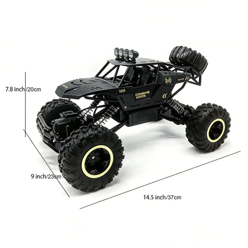 37Cm High-Speed RC Off-Road Car, USB Charging, 4WD 2.4G Remote Control Trucks Cars, Rechargeable Battery, Perfect Gift for Holidays