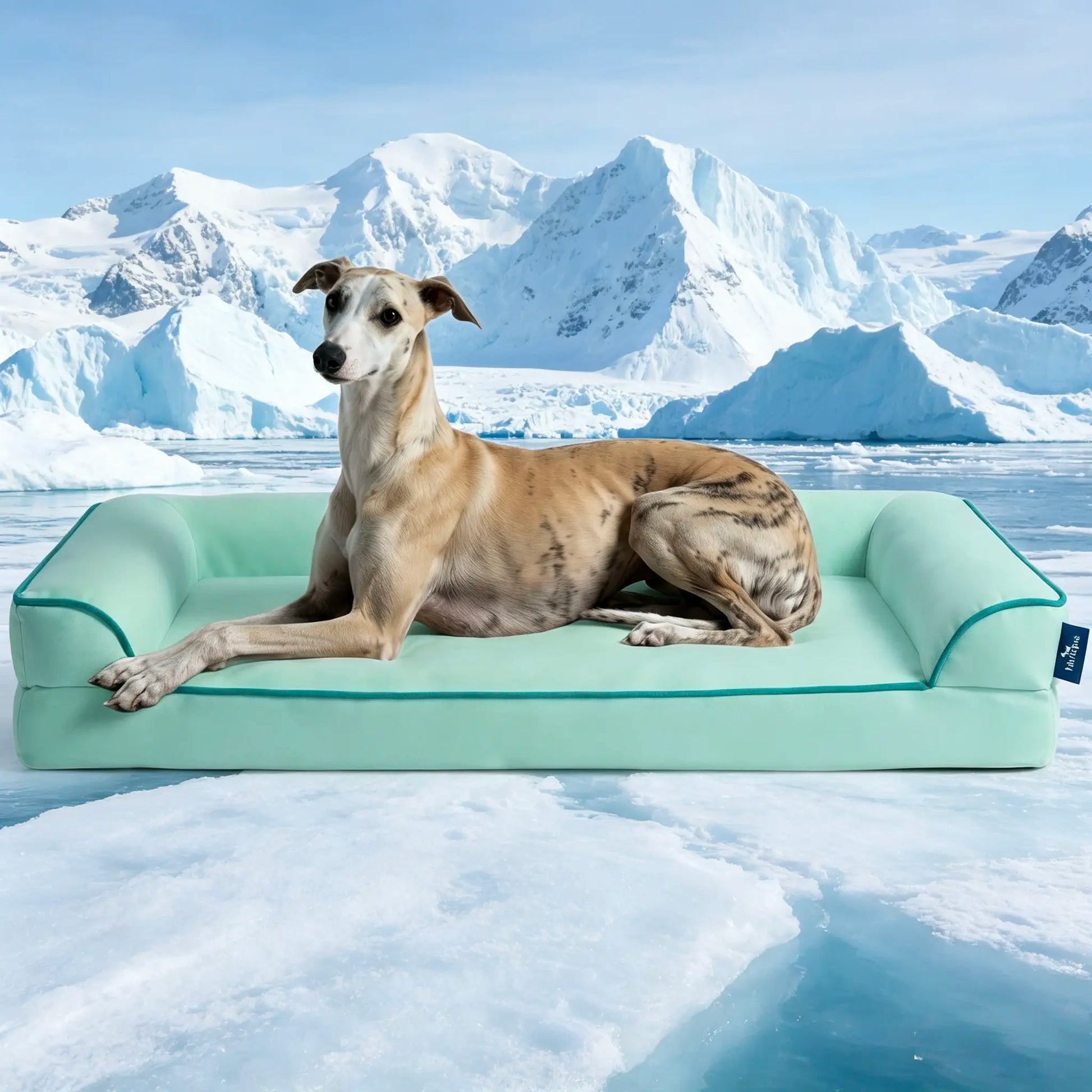 [Father'S Day Gift Ideas] Blunique Pets Cooling Dog Sofa & Mat Q-MAX 0.4 Gel-Free Electricity-Free Non-Slip Waterproof Egg-Crate Foam Support Bed Outdoor Use for Dogs Cats Tiktokshopspringglowup Summervibes