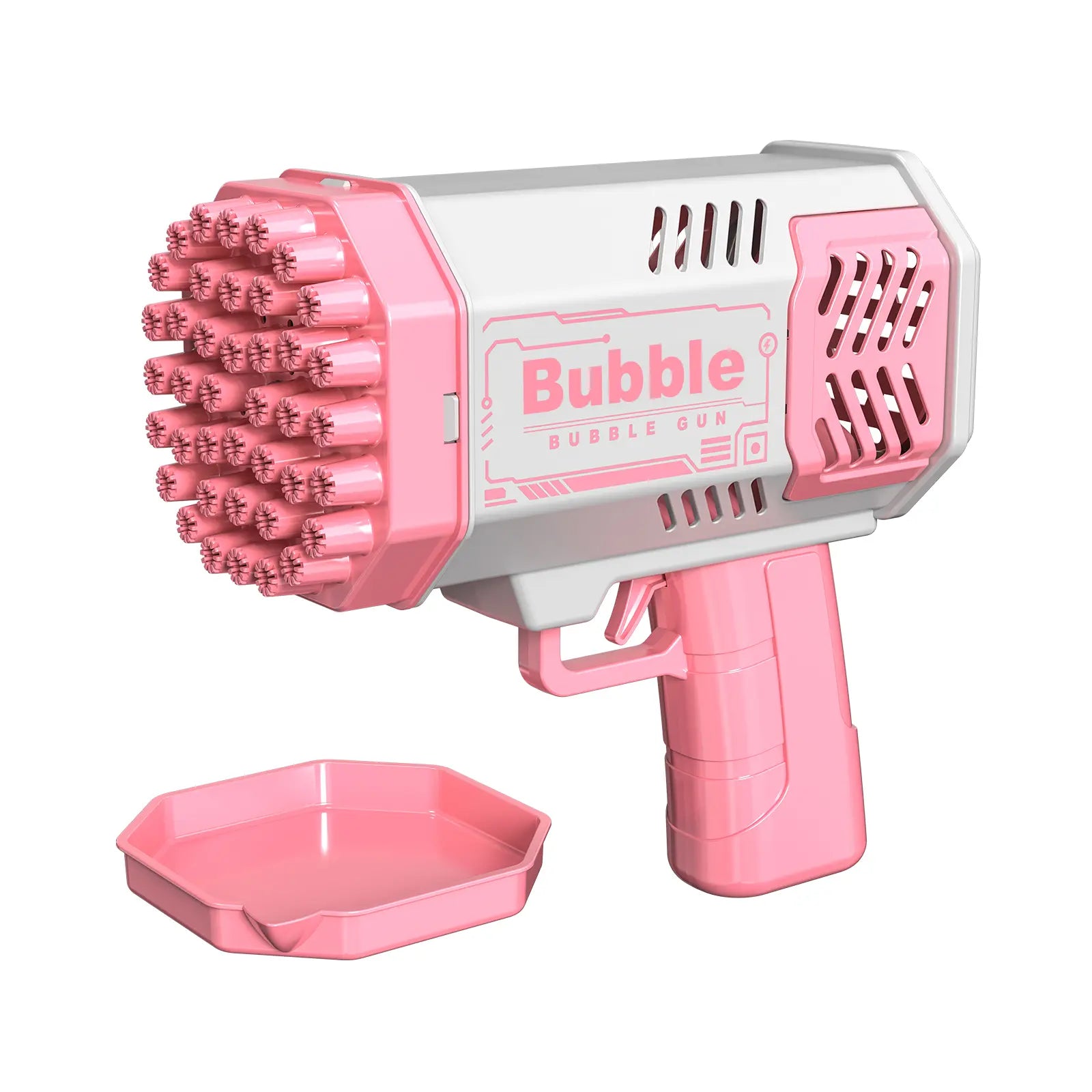 [Summervibes] Bubble Machine Blower for Kids & Toddlers, Bubble Toys for Outdoor Birthday Party Portable Fun Colorful Bubble Machine