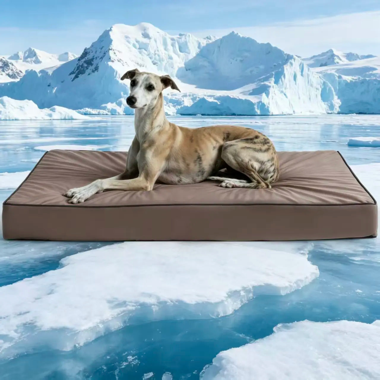 [Father'S Day Gift Ideas] Blunique Pets Cooling Dog Sofa & Mat Q-MAX 0.4 Gel-Free Electricity-Free Non-Slip Waterproof Egg-Crate Foam Support Bed Outdoor Use for Dogs Cats Tiktokshopspringglowup Summervibes