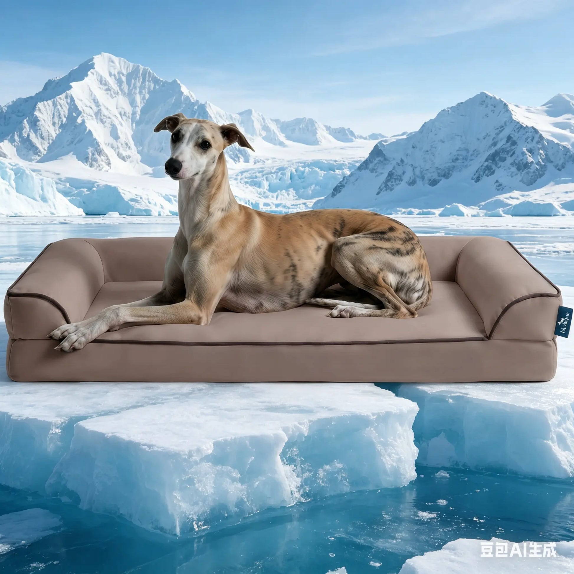 [Father'S Day Gift Ideas] Blunique Pets Cooling Dog Sofa & Mat Q-MAX 0.4 Gel-Free Electricity-Free Non-Slip Waterproof Egg-Crate Foam Support Bed Outdoor Use for Dogs Cats Tiktokshopspringglowup Summervibes